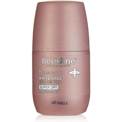 BEESLINE NATURAL WHITENING ROLL-ON DEO SUPER DRY POWDER SOFT 72HRS ANTI-PERSPIRANT 50 ML